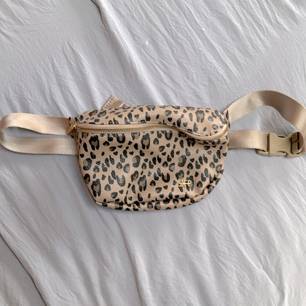 Freshly Picked, leopard fanny pack style diaper bag